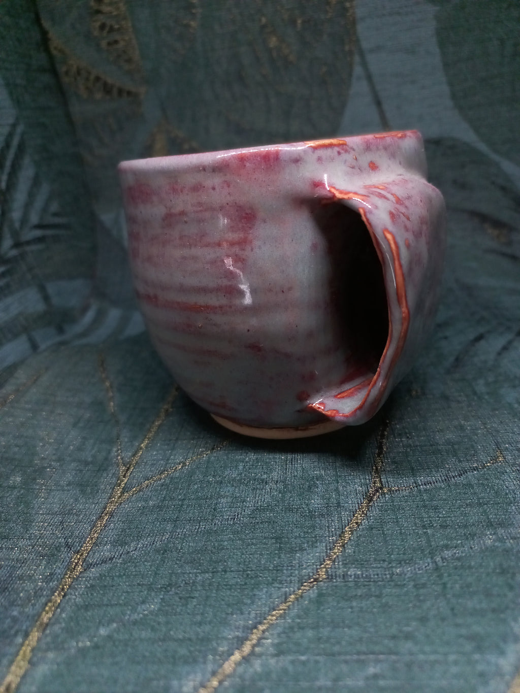 Handmade Ceramic Hobbit Door Cup – Bag End Design, Fantasy Gift