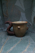 Handmade Ceramic Squirrel Mug – Tipping Mechanism, Nature Gift
