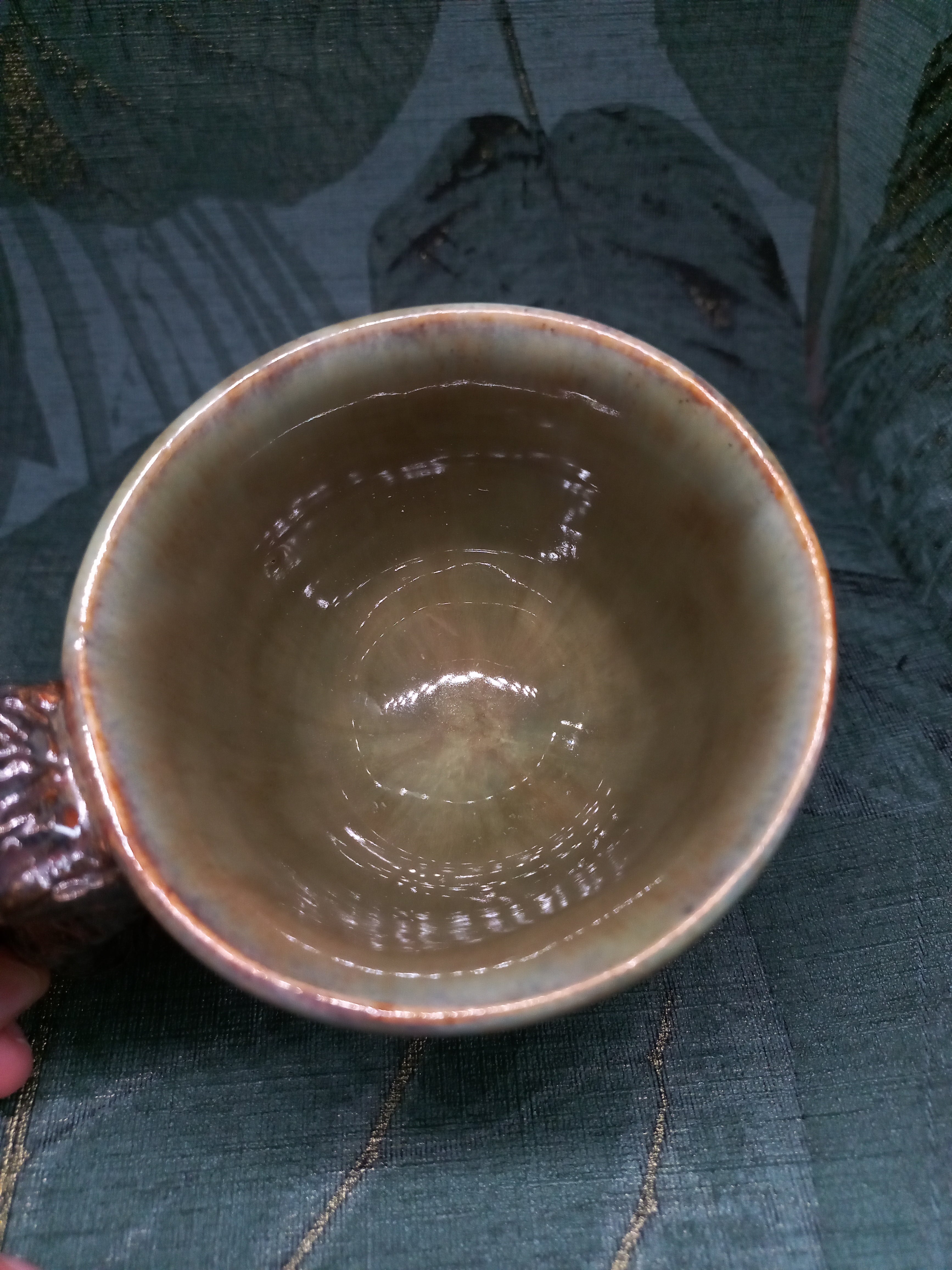 Handmade Ceramic Squirrel Mug – Tipping Mechanism, Nature Gift