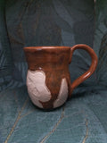 Handmade Ceramic Gnome Mug – Carved Woodland Forest Design