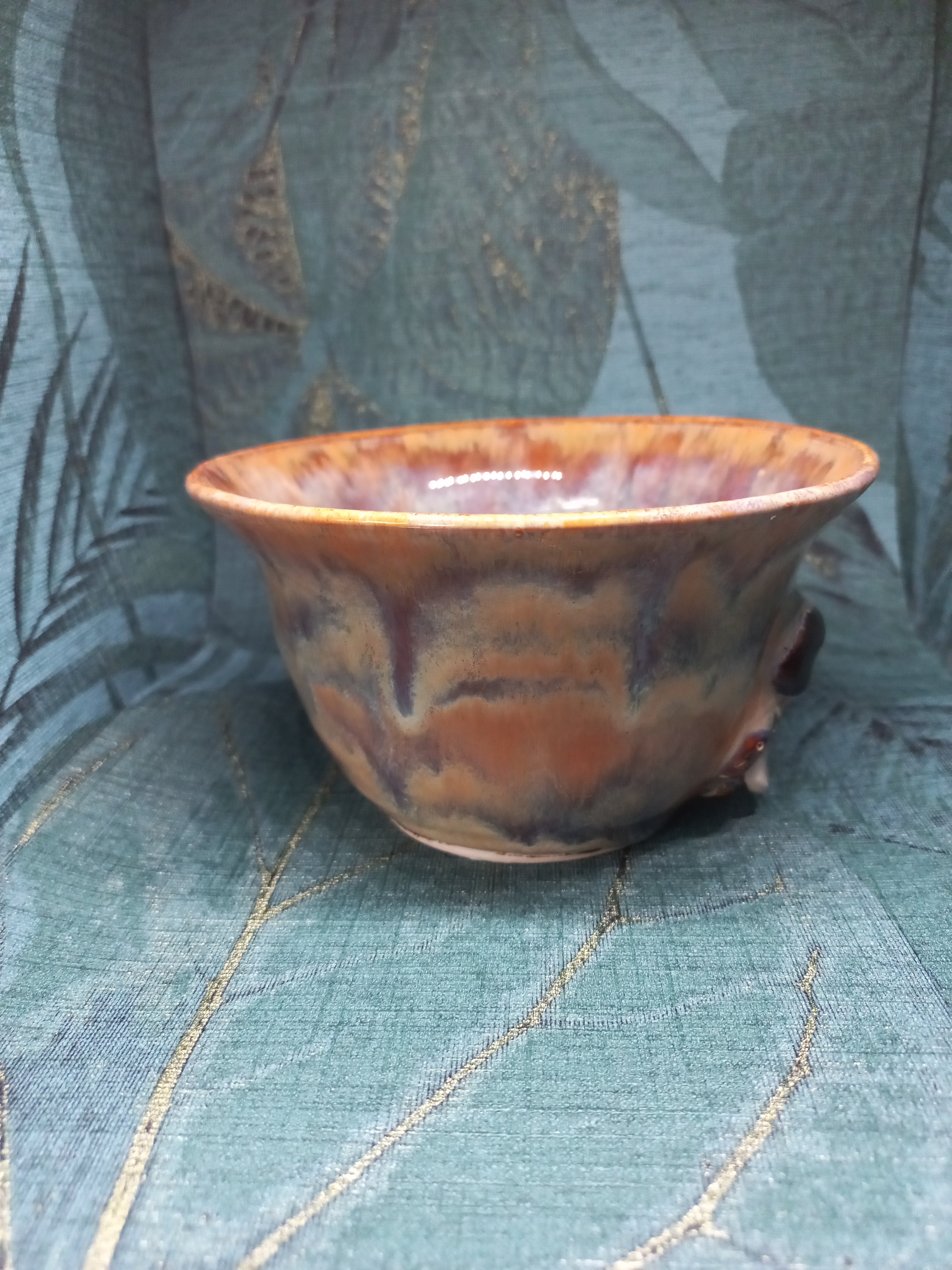 Handmade Ceramic Dog Snout Bowl – Sculpted Tongue Detail
